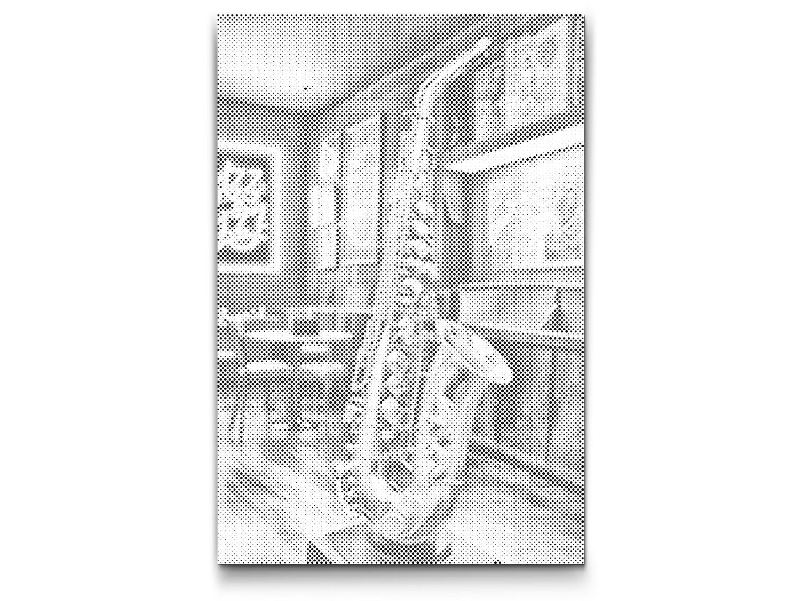 Mal-med-prikker -  Saxofon