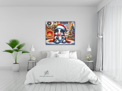 Diamond Painting - Juleko og en kop kaffe