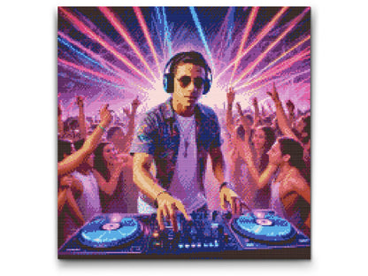 Diamond Painting - DJ til en koncert
