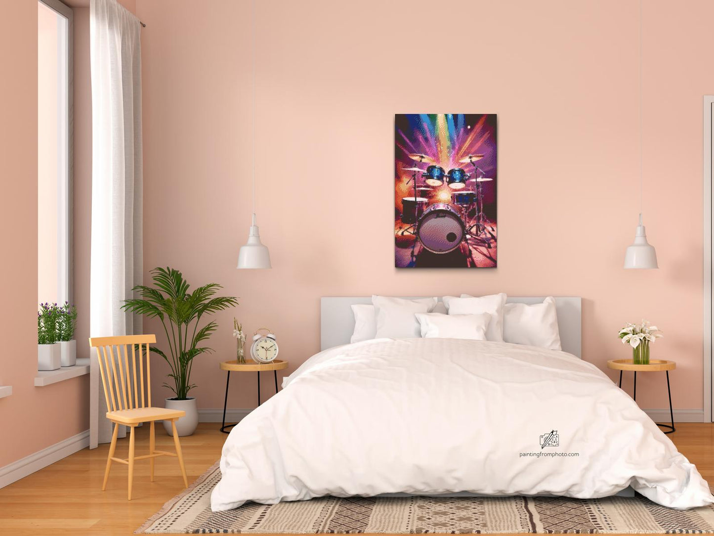 Diamond Painting - Trommer i rampelyset