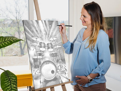 Mal-med-prikker -  Trommer i rampelyset