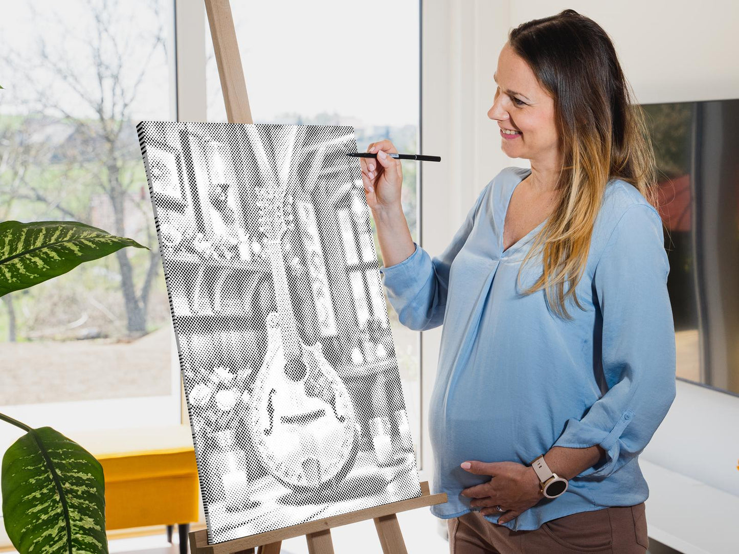 Mal-med-prikker -  Mandolin