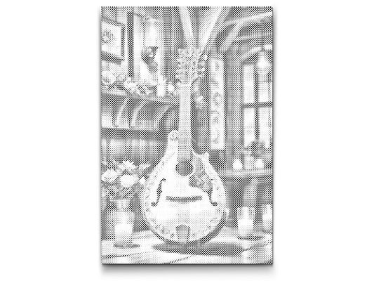 Mal-med-prikker -  Mandolin