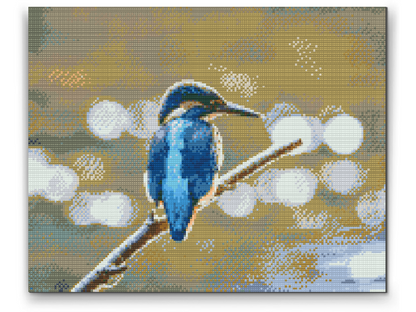 Diamond Painting - Isfugl på grenen