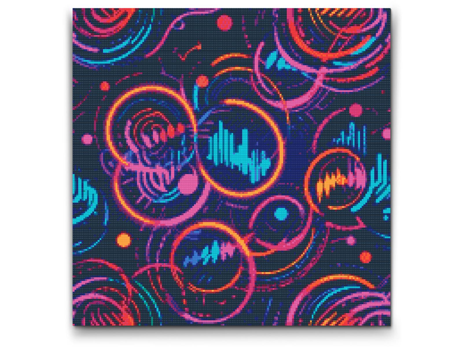 Diamond Painting - Musikalsk abstrakt