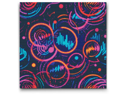 Diamond Painting - Musikalsk abstrakt