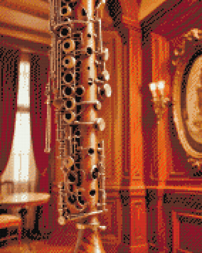 Diamond Painting - Musikinstrument obo