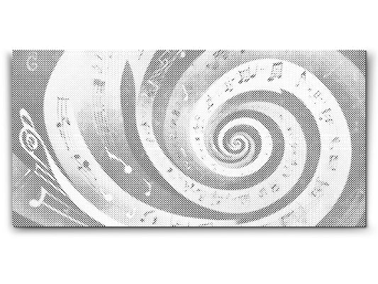Mal-med-prikker -  Musikalsk spiral