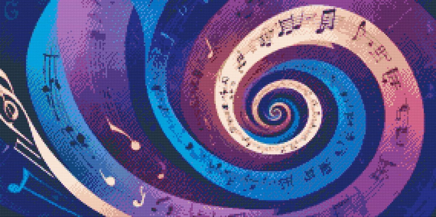 Diamond Painting - Musikalsk spiral
