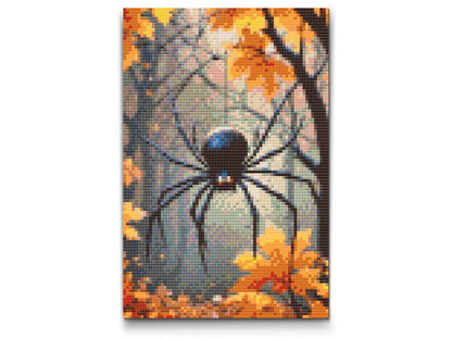 Diamond Painting - Skræmmende edderkop