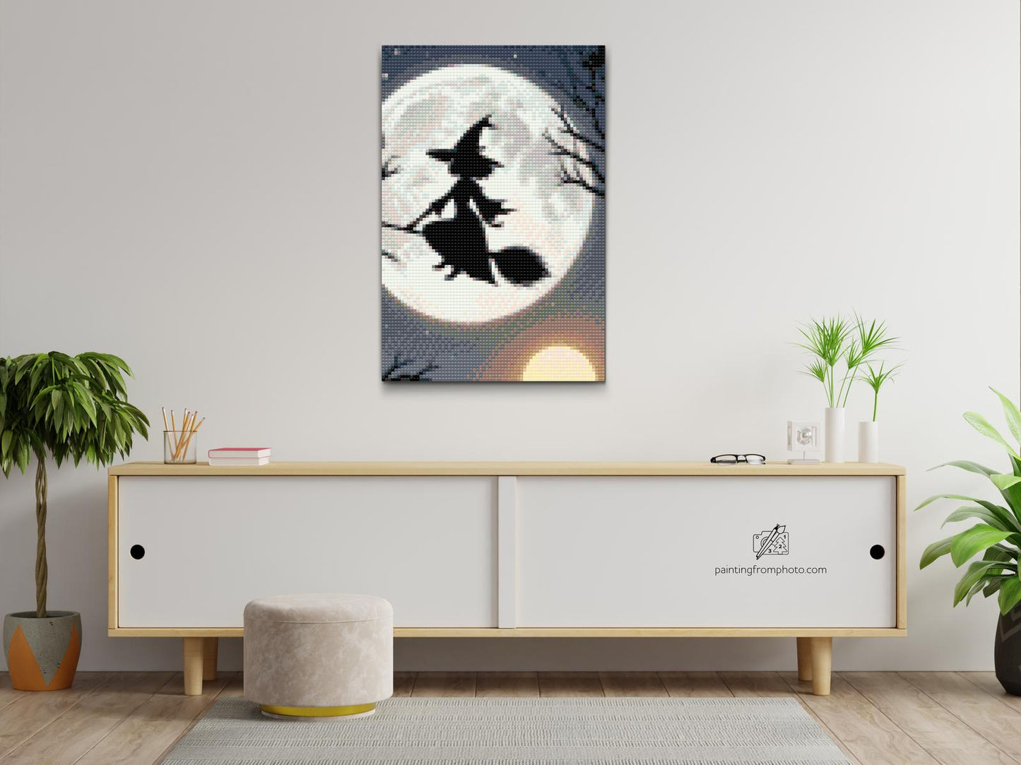 Diamond Painting - Heksens silhuet