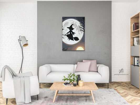 Paint by Numbers - Heksens silhuet