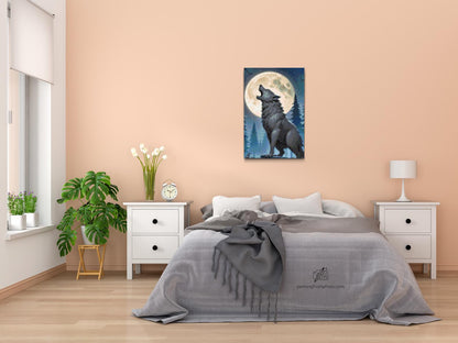 Diamond Painting - Ulv om natten
