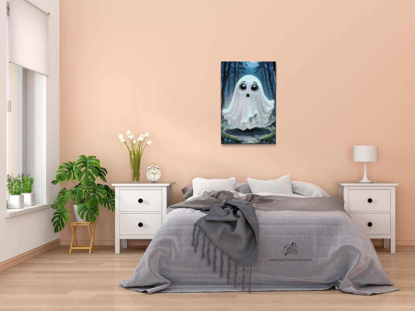 Diamond Painting - Sød spøgelse