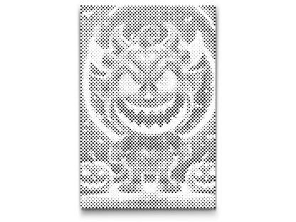 Mal-med-prikker -  En ildfuld djævel