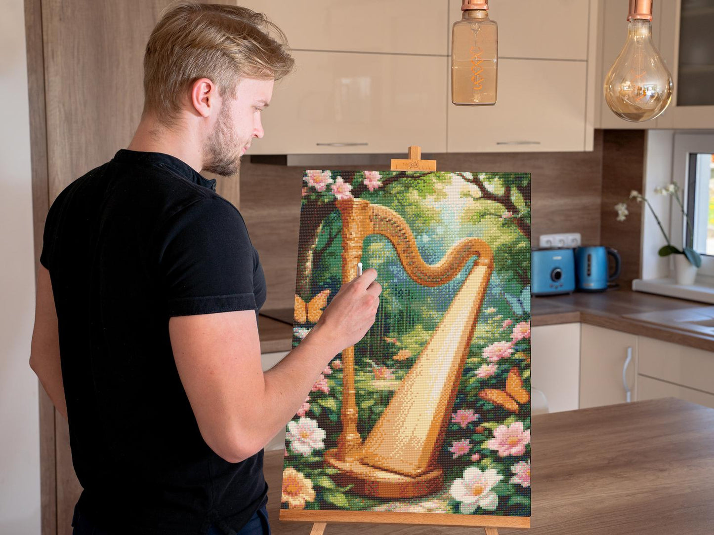 Diamond Painting - Harpe i naturen