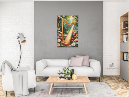 Diamond Painting - Harpe i naturen