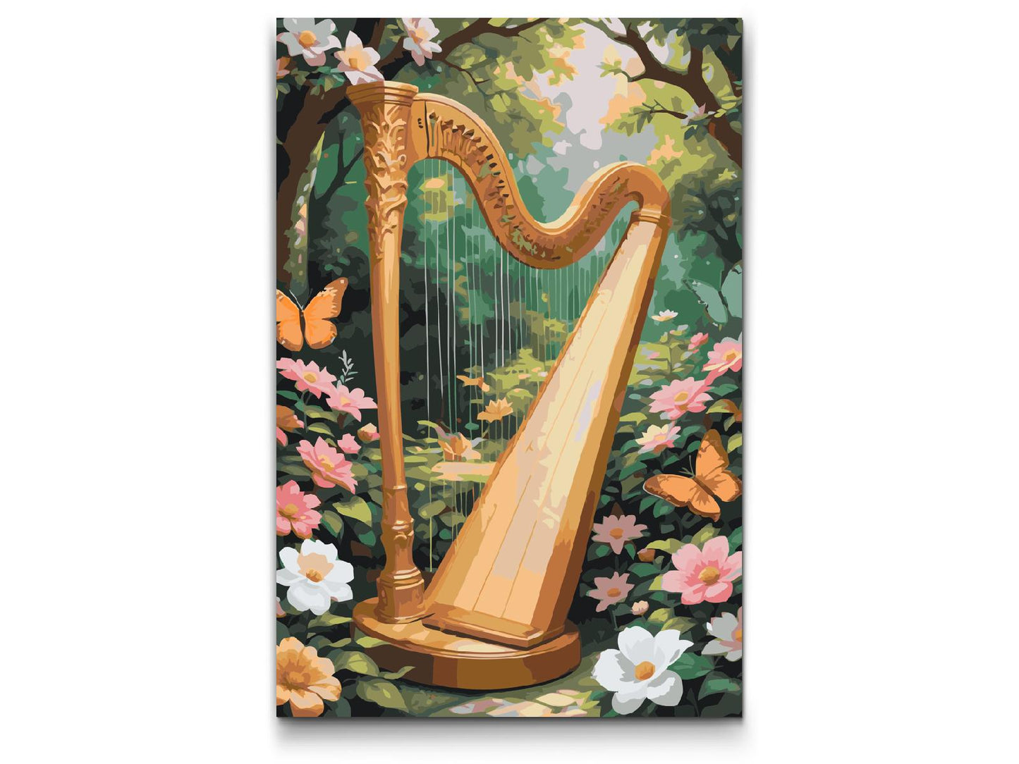 Paint by Numbers - Harpe i naturen