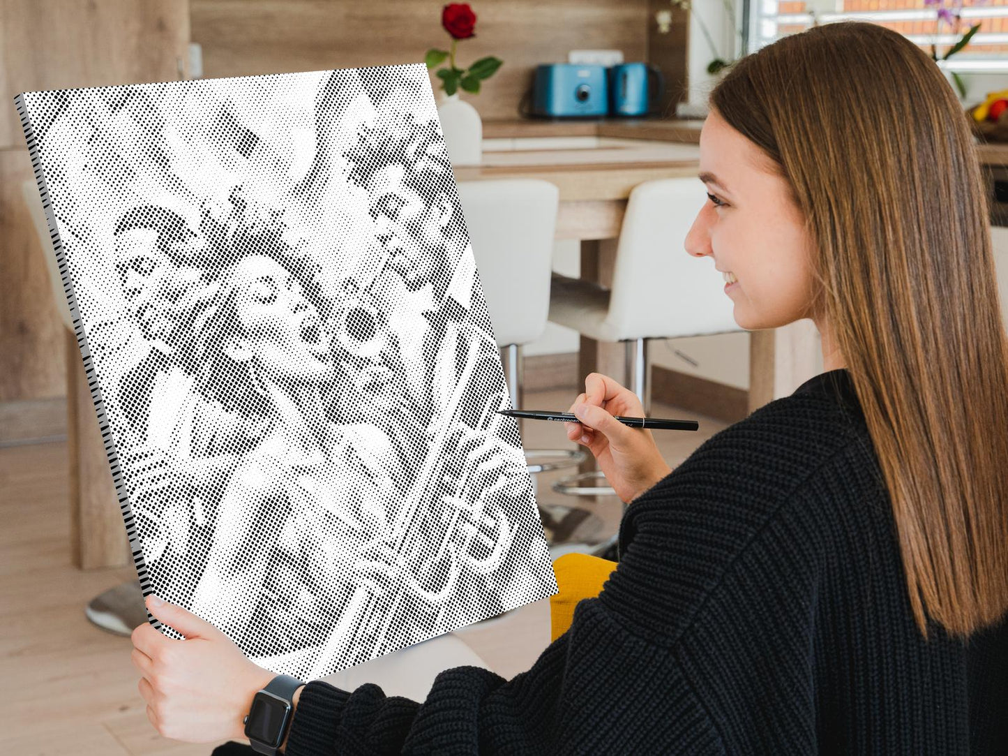 Mal-med-prikker -  Jazzsangere