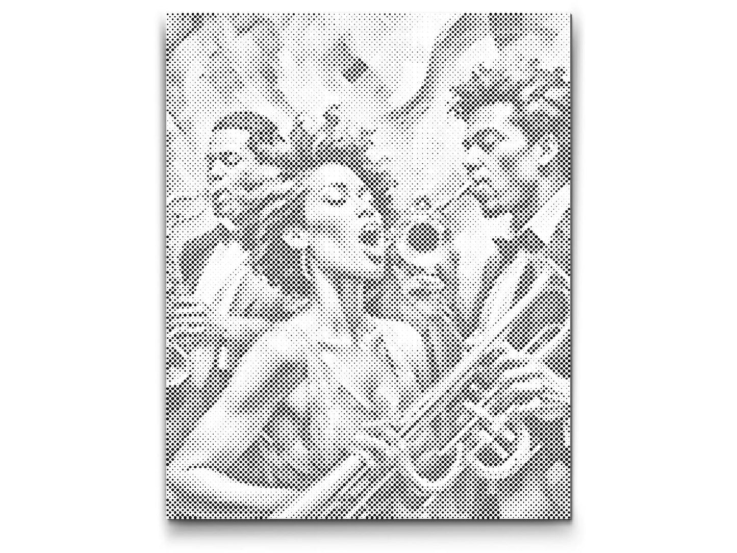 Mal-med-prikker -  Jazzsangere