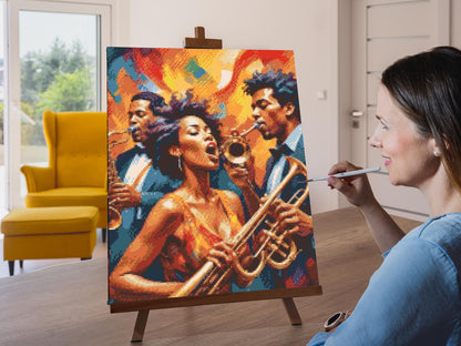 Diamond Painting - Jazzsangere