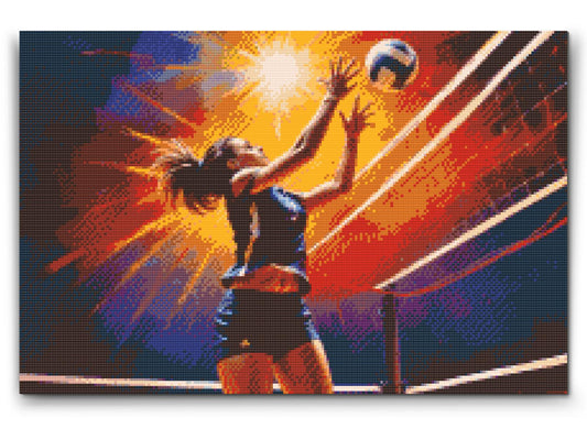 Diamond Painting - Volleyballspiller