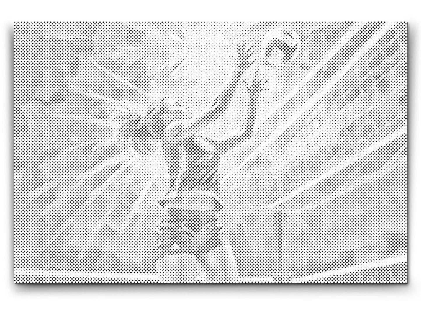 Mal-med-prikker -  Volleyballspiller