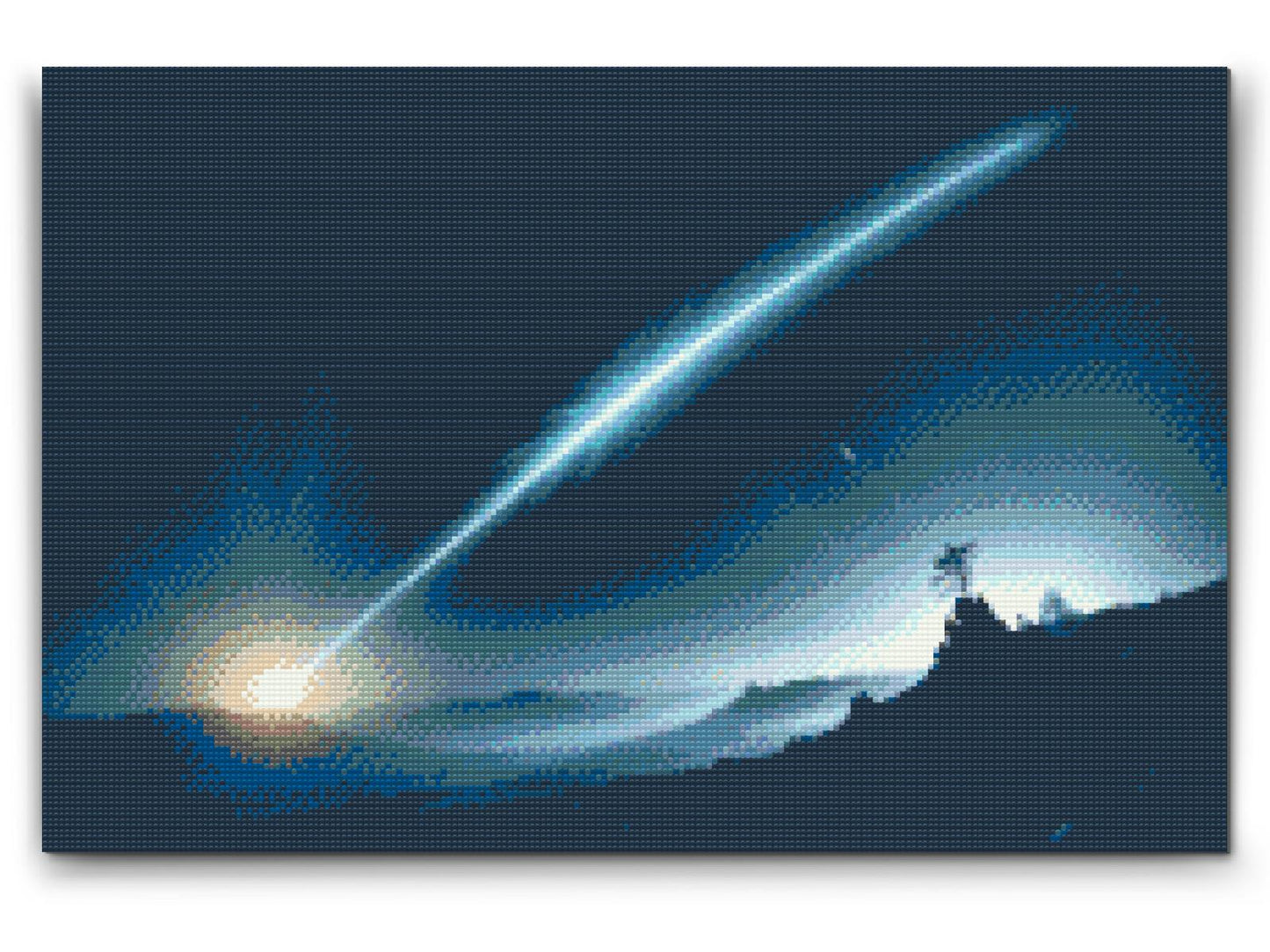 Diamond Painting - Komet, der flyver på himlen