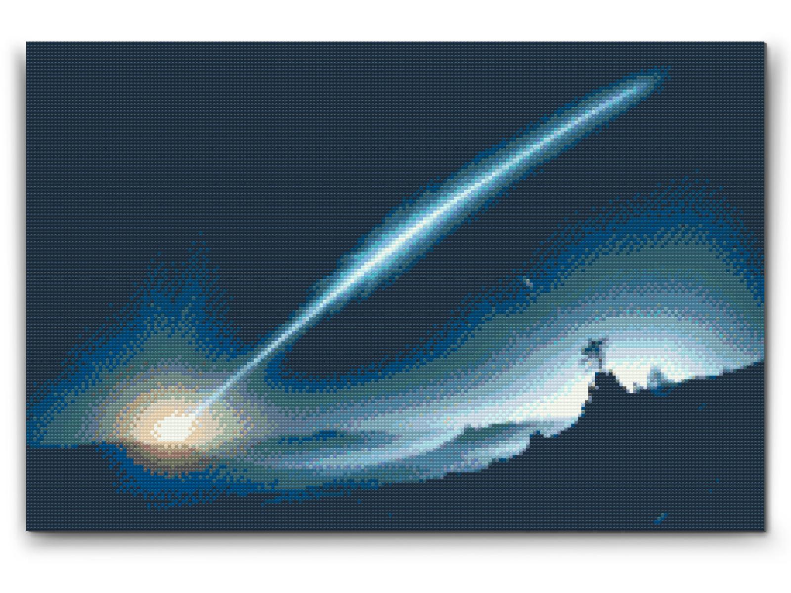 Diamond Painting - Komet, der flyver på himlen