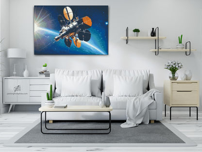 Diamond Painting - Rumsatellit