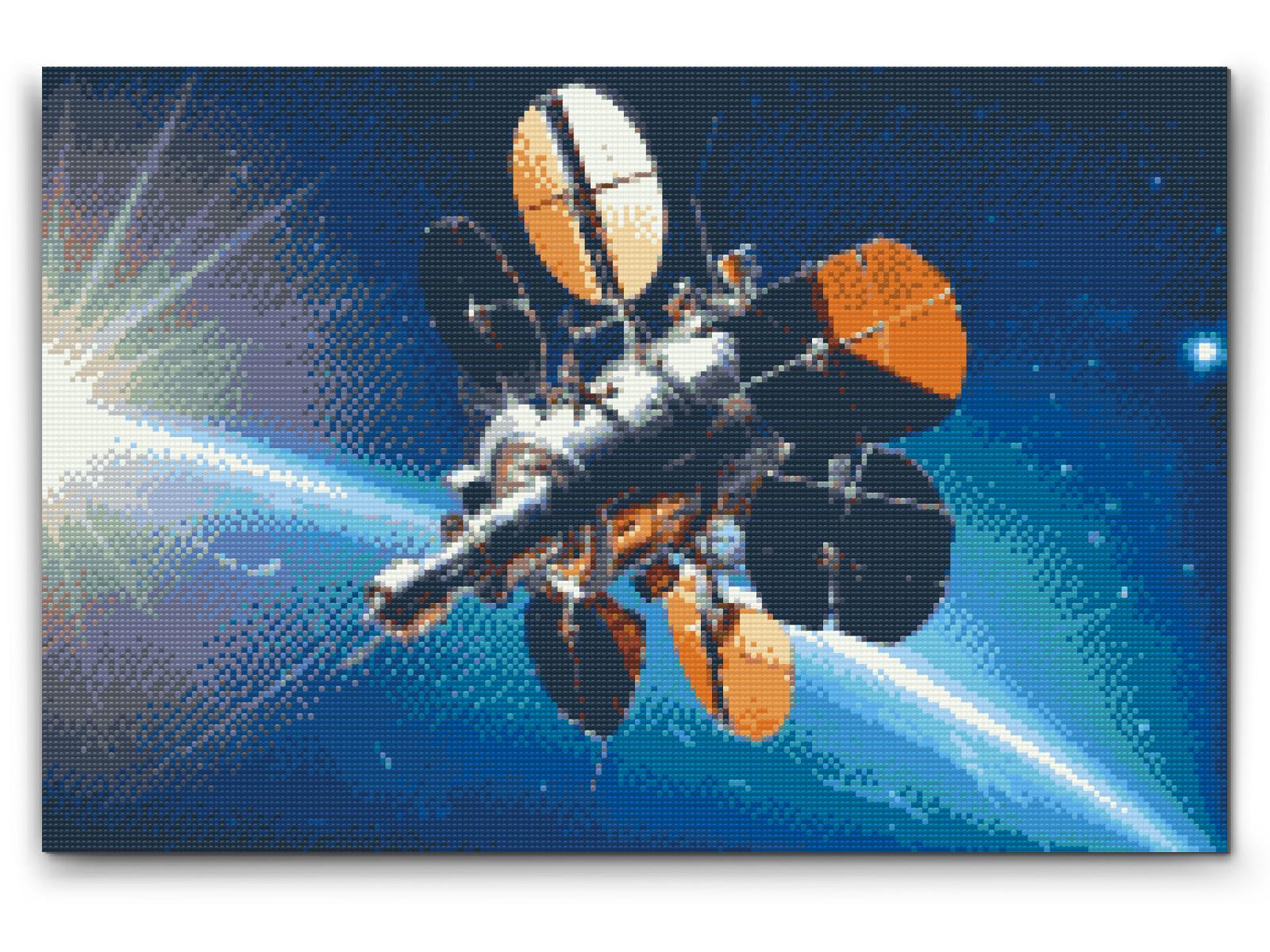 Diamond Painting - Rumsatellit
