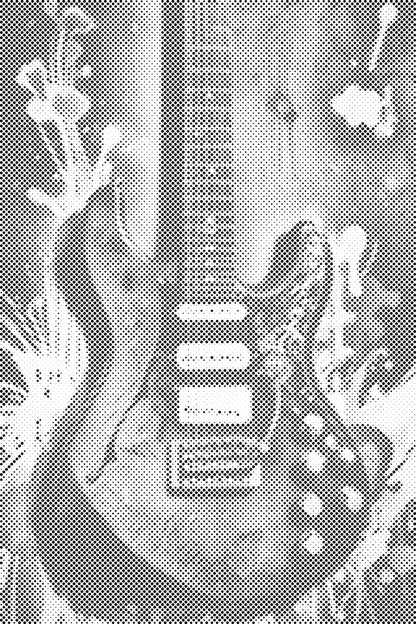 Mal-med-prikker -  Elguitar