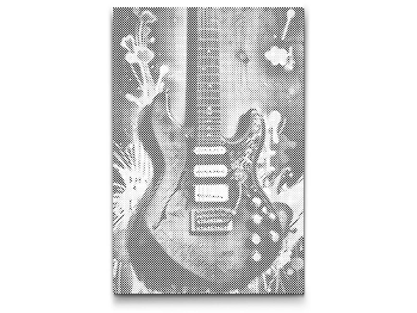Mal-med-prikker -  Elguitar