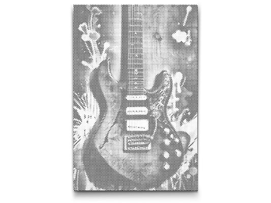 Mal-med-prikker -  Elguitar