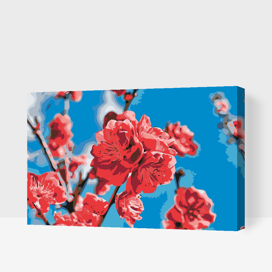 Paint by Numbers - Ferskenblomst