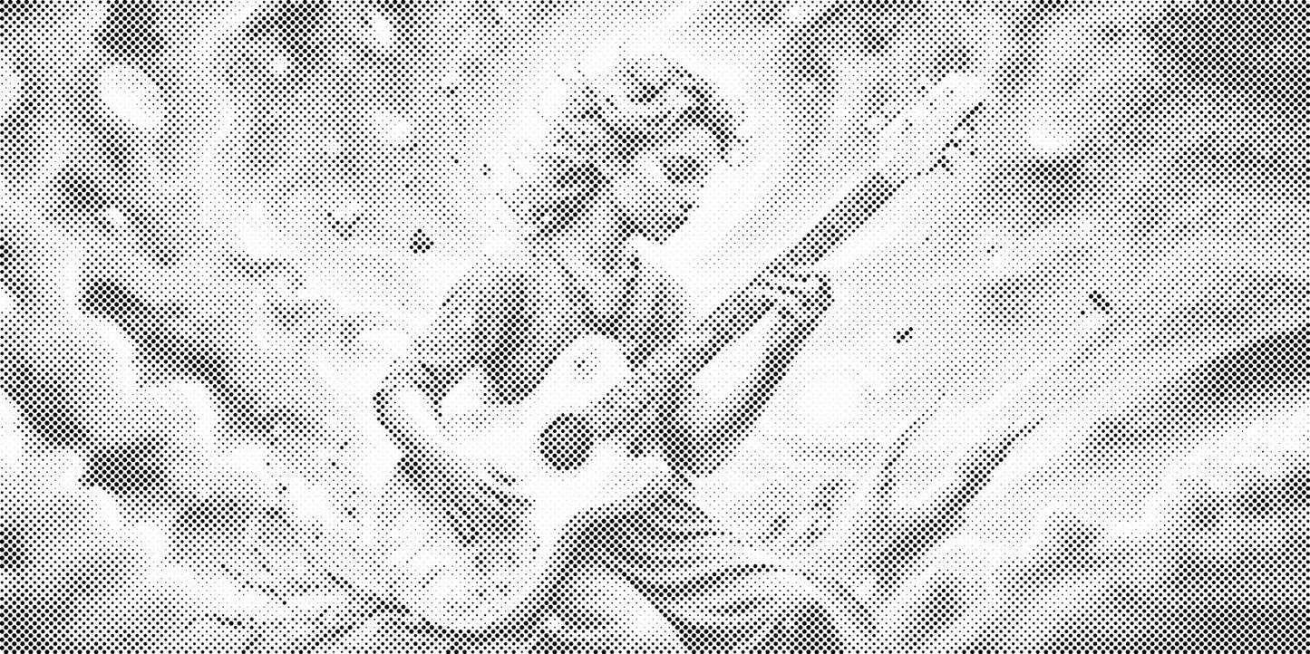 Mal-med-prikker -  Guitarist i skyerne
