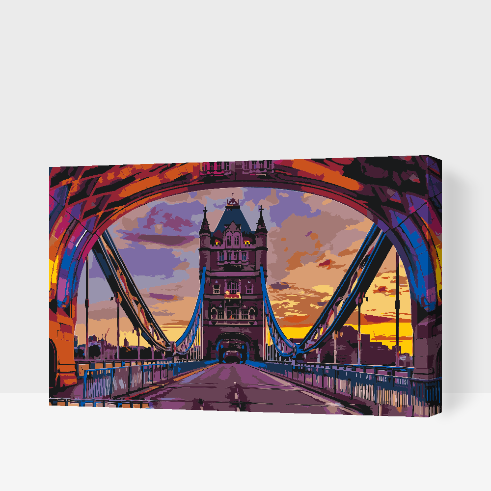 Paint by Numbers - Den farverige London Bridge