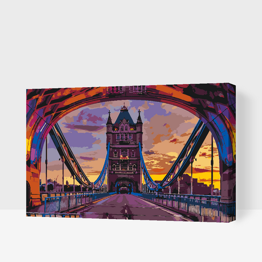 Paint by Numbers - Den farverige London Bridge