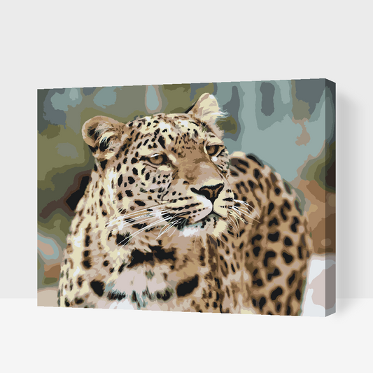 Paint by Numbers - Leopard i naturen