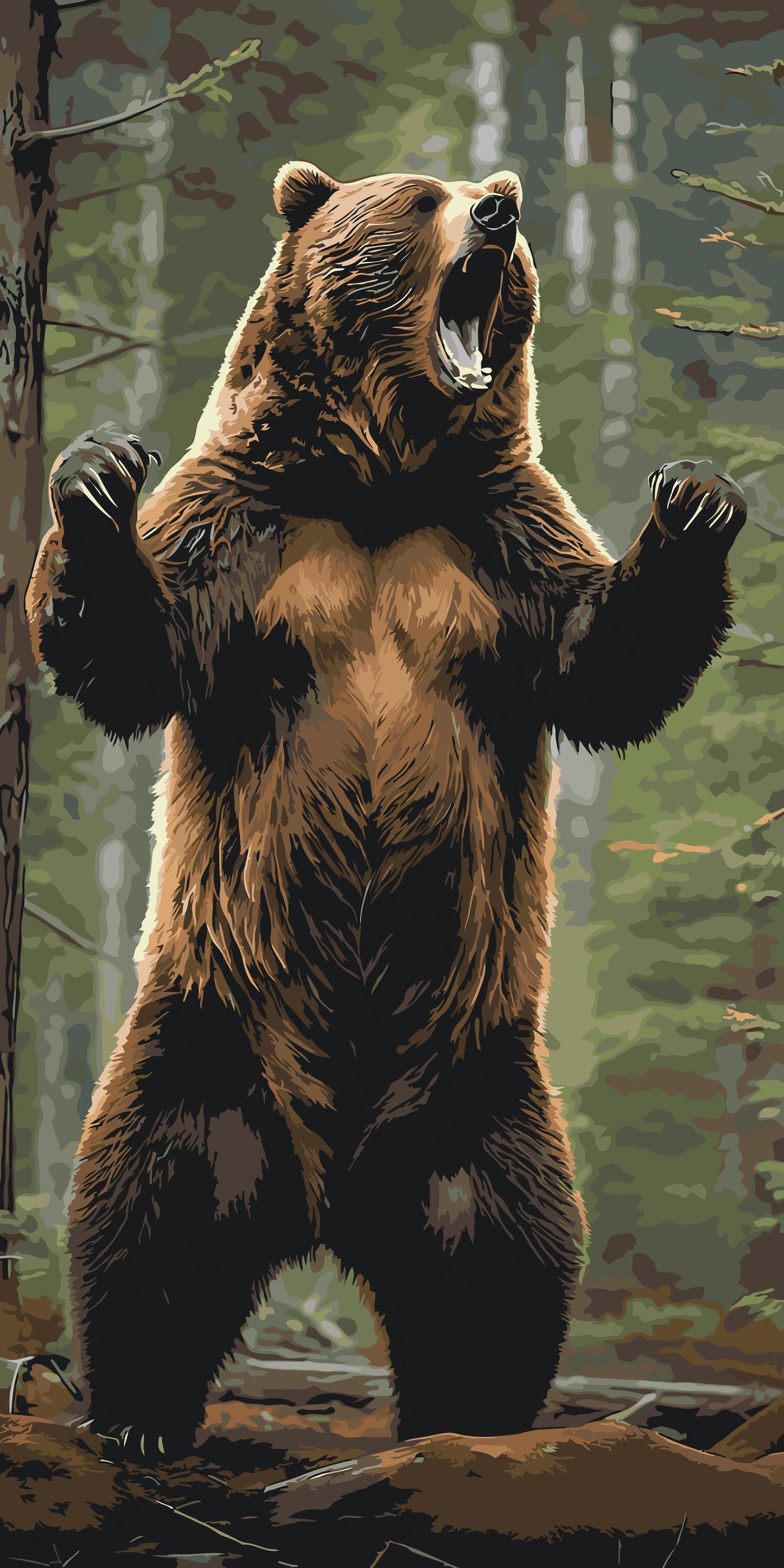 Paint by Numbers - Store grizzly