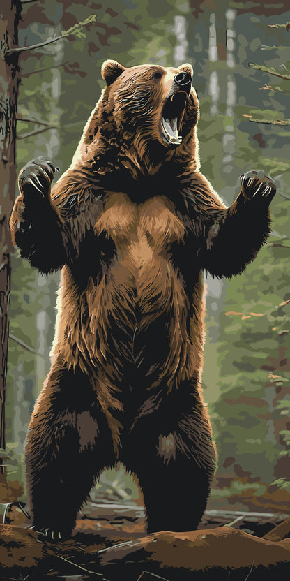 Paint by Numbers - Store grizzly