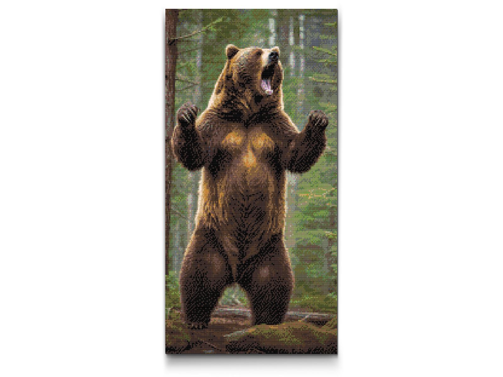 Diamond Painting - Store grizzly