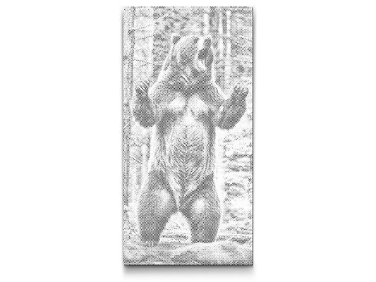 Mal-med-prikker -  Store grizzly