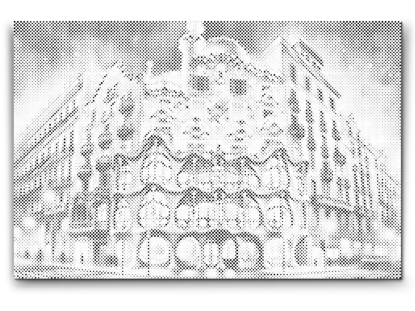 Mal-med-prikker -  Casa Batlló, Barcelona
