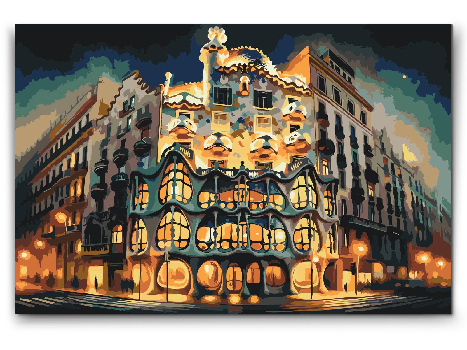 Paint by Numbers - Casa Batlló, Barcelona