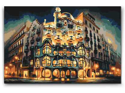Paint by Numbers - Casa Batlló, Barcelona