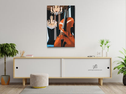Paint by Numbers - Cello i salen