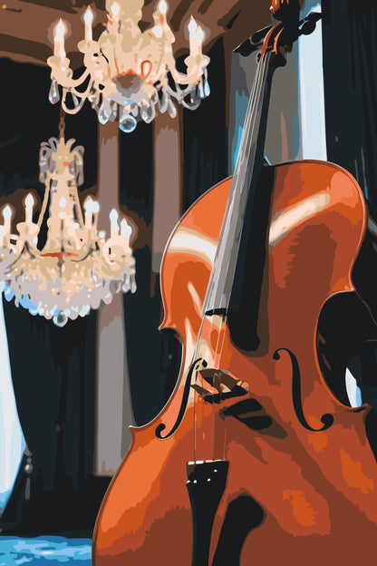 Paint by Numbers - Cello i salen