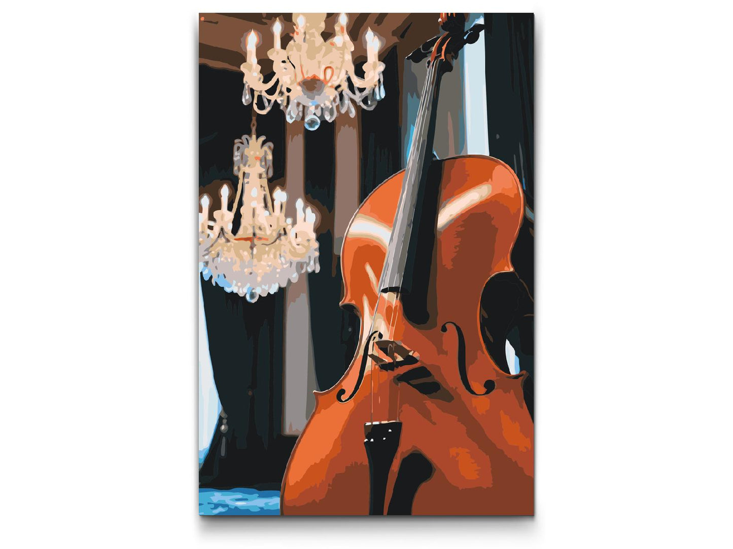 Paint by Numbers - Cello i salen