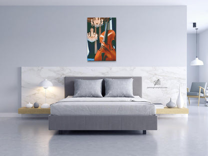 Diamond Painting - Cello i salen